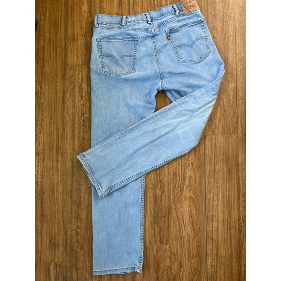 Vintage Levi Strauss 505 Jeans Destroyed Regular Mens 38x32 Light Medium Wash - Picture 7 of 12